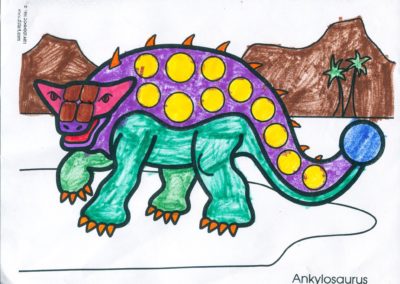 purple dinosaur